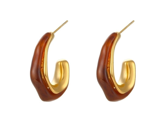 C Type Acrylic Earring